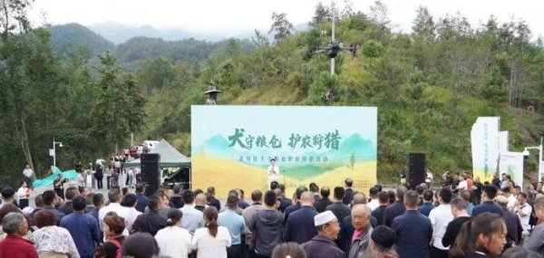 策略池 犬影掠青山利齿守粮安青川县“犬守粮仓·护农狩猎”活动举行